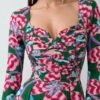 Belle - Tropical Flowers Green