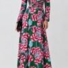 Belle - Tropical Flowers Green