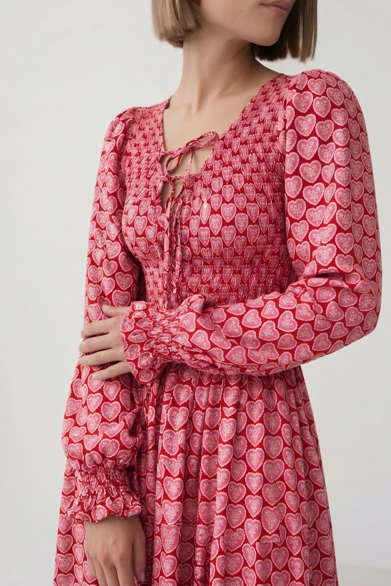Poppy - Maroon & Peach